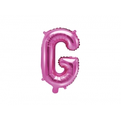 Balon foliowy Litera G Różowy 35 cm
